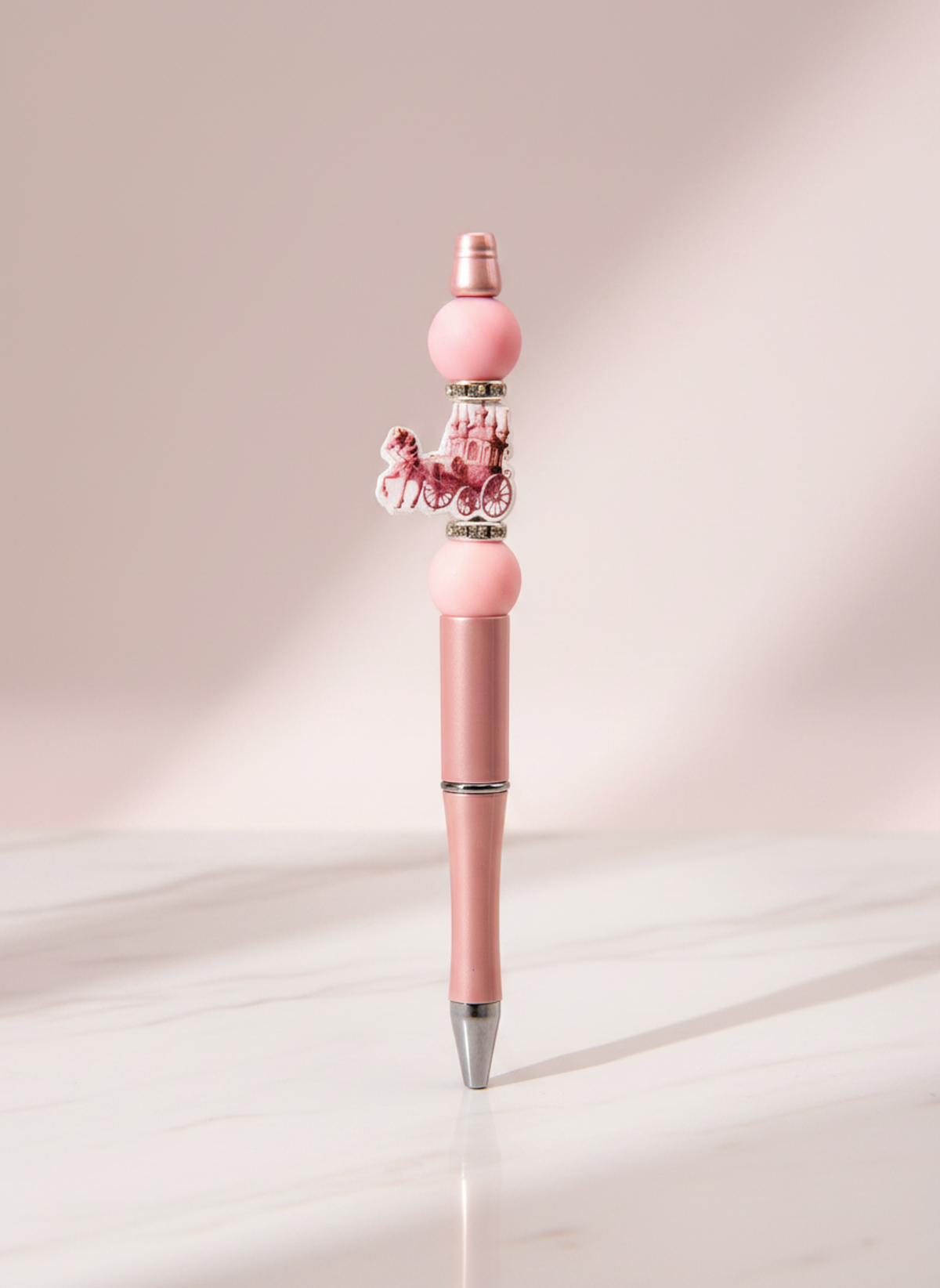 Princess Carriage Pink Pen