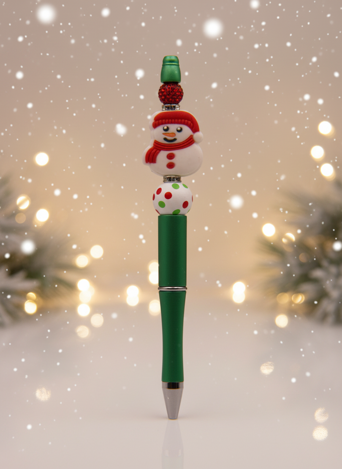 Snowman Christmas Pen