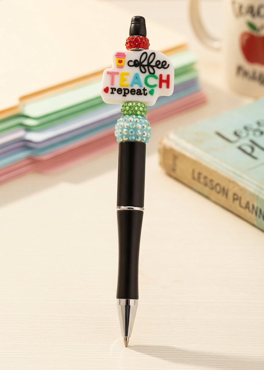 Coffee Teach Repeat Pen