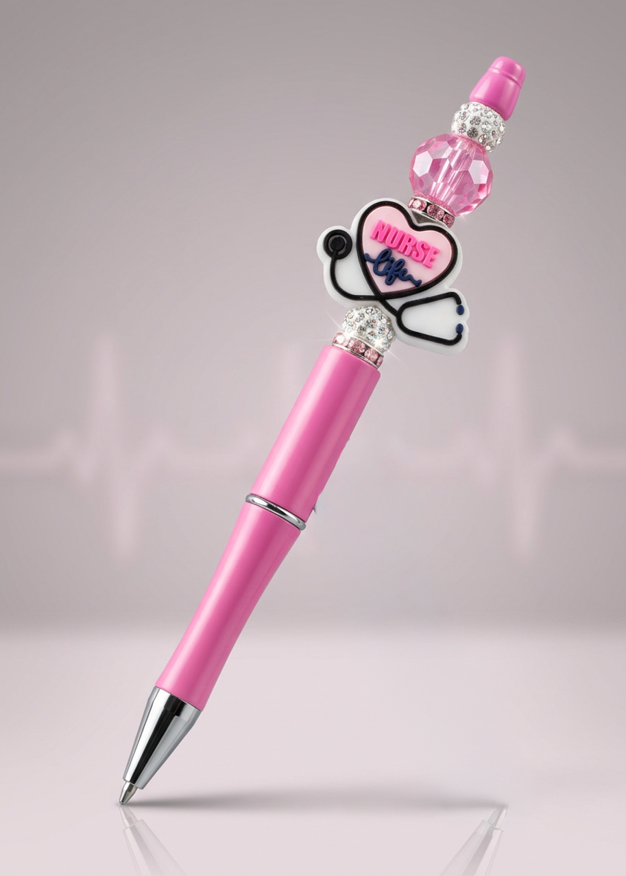 Nurse Heart Stethoscope Pen