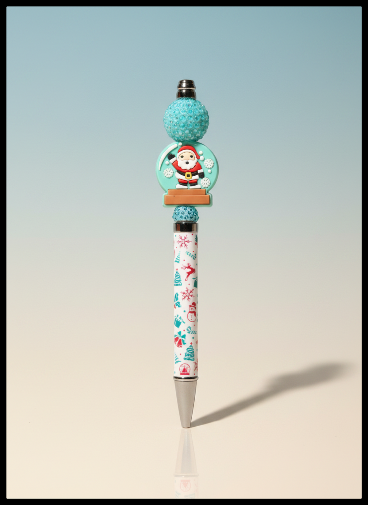 Blue Christmas Pen
