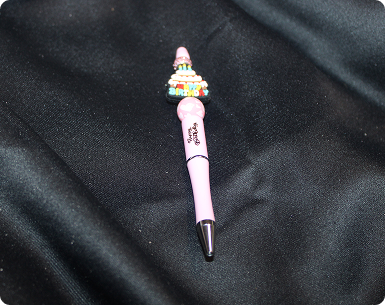 Happy Birthday Beaded Pen