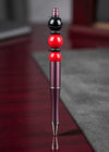 Brown Pen Black Metallic Red Pearl Beads