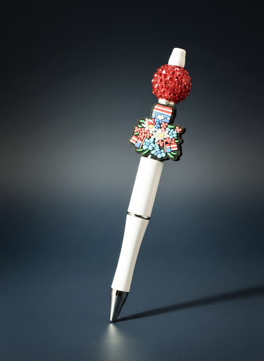 Flowers 4th of July Pen