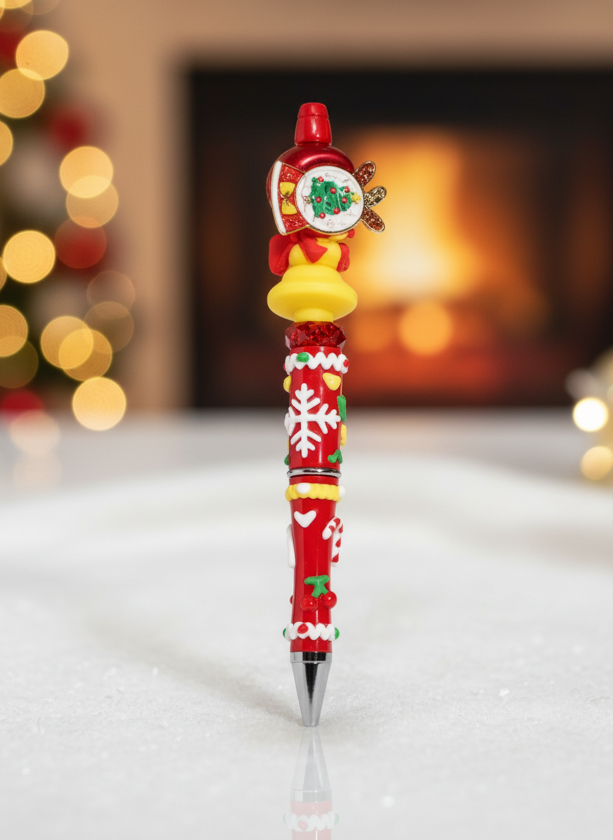 Yellow Bell Christmas Pen
