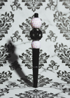 Black and White Beaded Pen