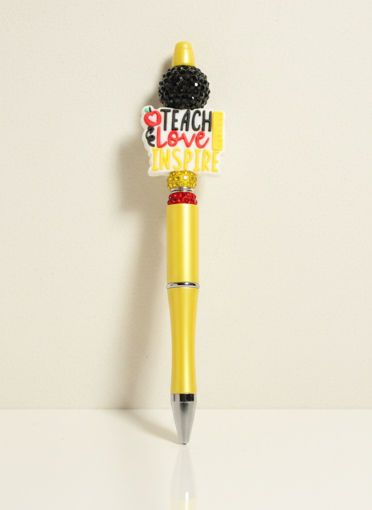 Teach Love Inspire Yellow Pen