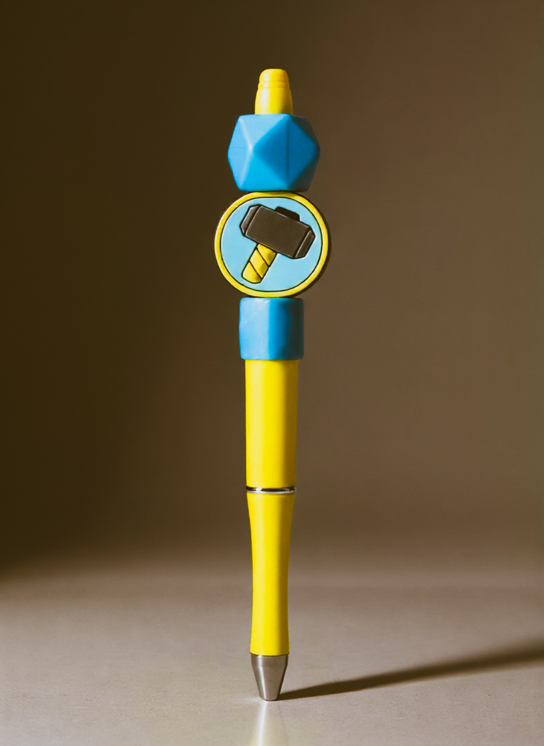 Thor Hammer Halloween Yellow Pen