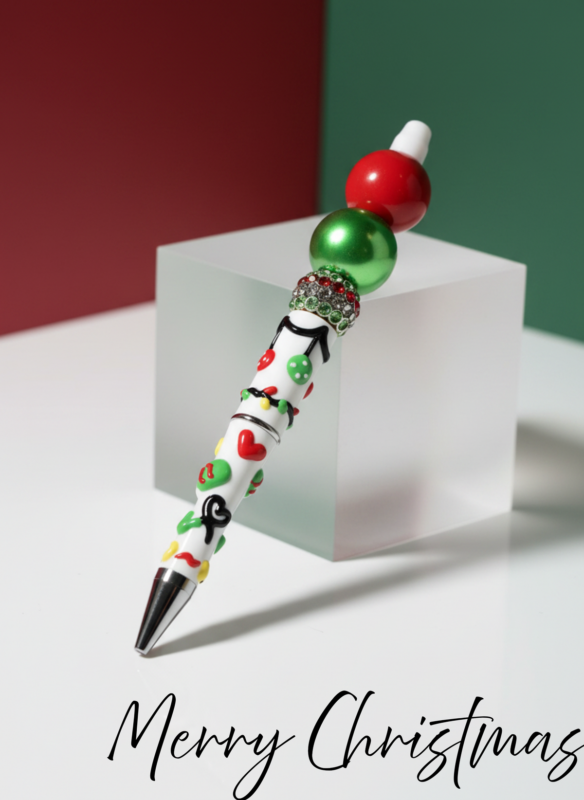 Slanted Merry Christmas Pen