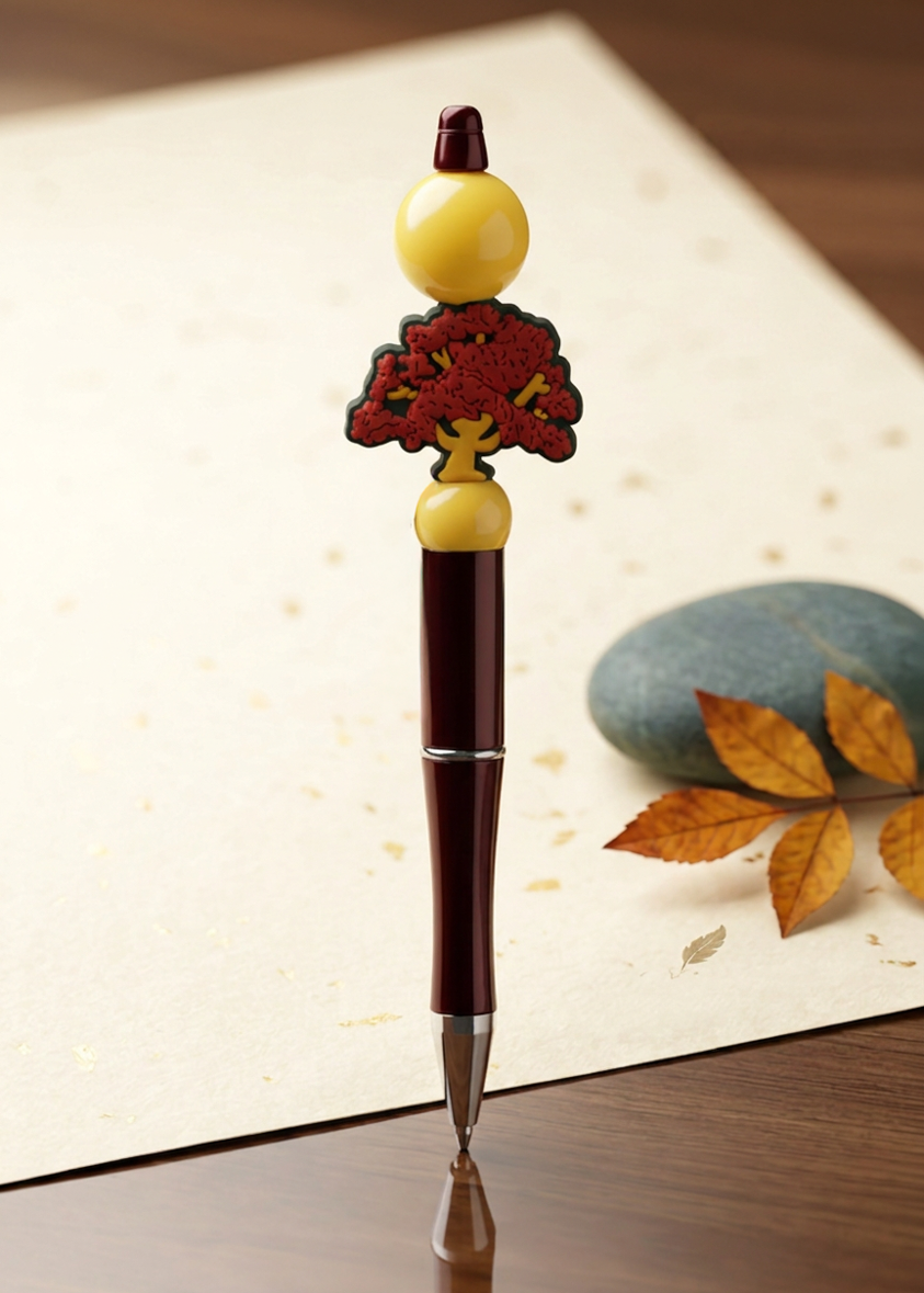 Red Tree Yellow Trunk Pen