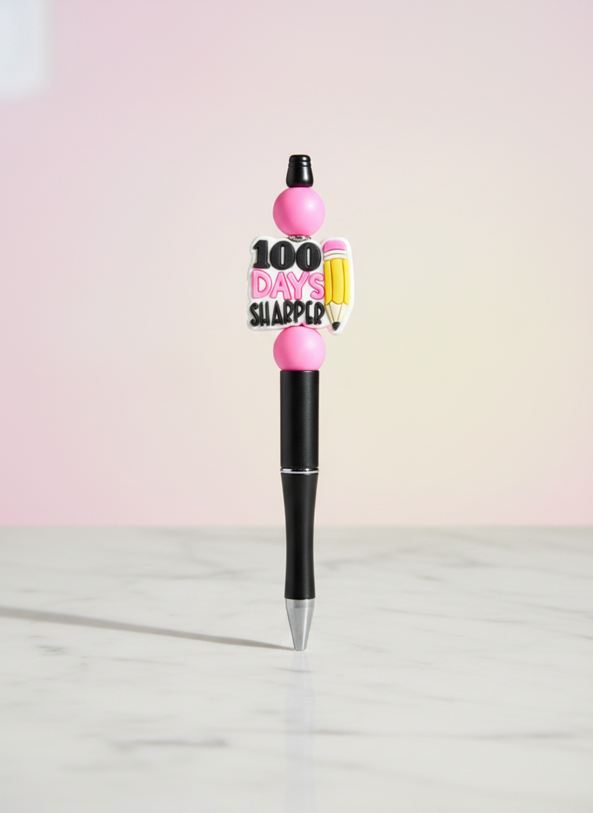 Pink and Black 100 Days Pen