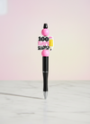 Pink and Black 100 Days Pen