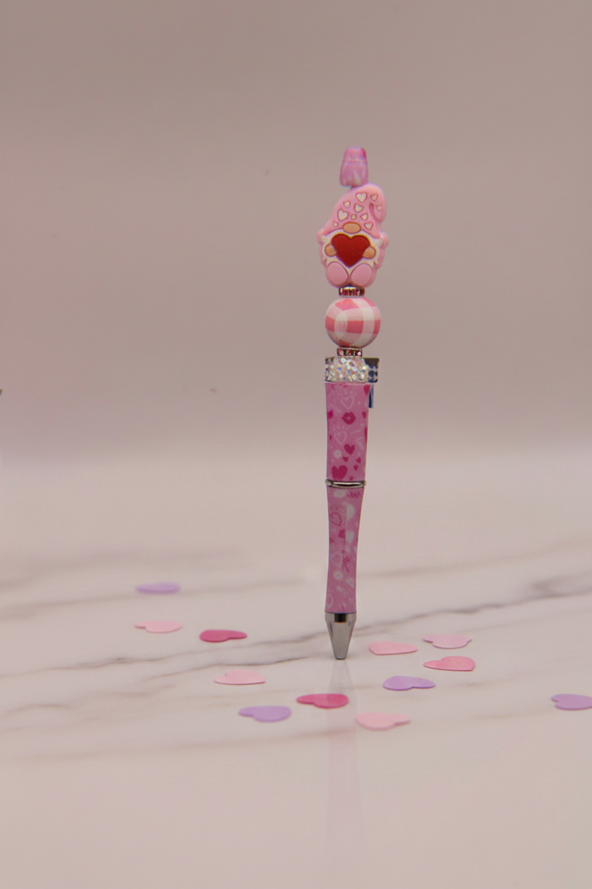Comb Focal Bead Valentine Pen