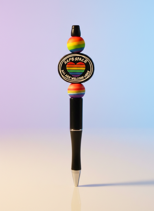 Safe Space Pride Black Pen