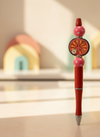 60s Rainbow Peace Sign Pen