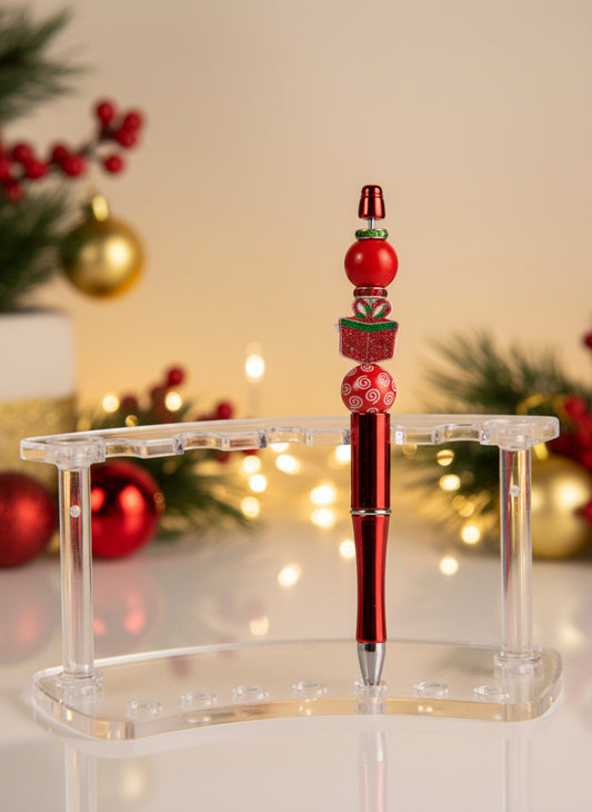 Red Gift Bag Christmas Pen
