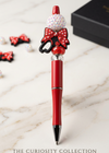 Polka Dot Bow Stethoscope Red Pen