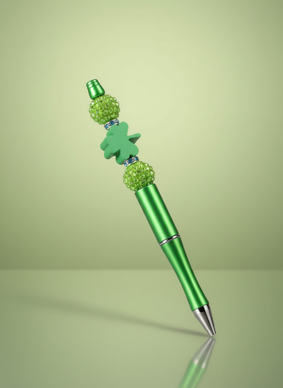 Sparkle Beads Clover Center Pen