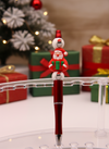 Santa Focal Bead Red Pen