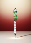 Pearl Top Bead Christmas Pen