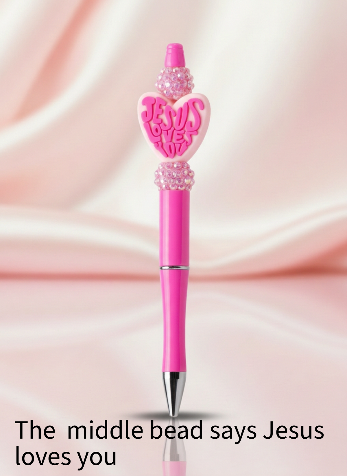 Jesus Loves Me Pink Pen