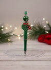 Green Christmas Pen
