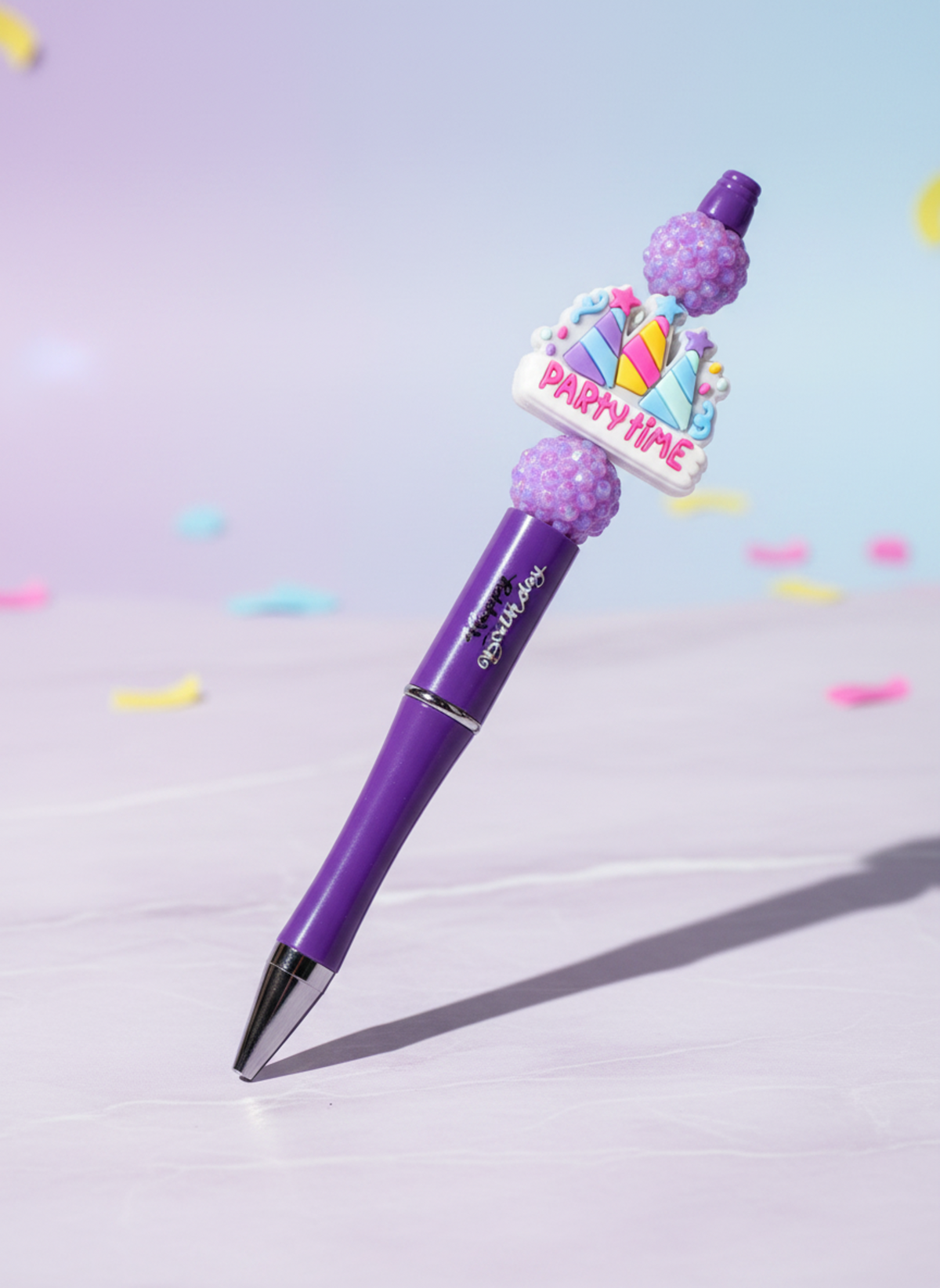 Purple Party Time Pen