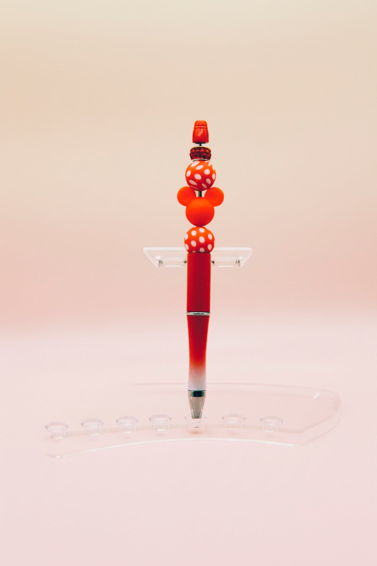 Mickey Mouse Red Pen with Mouse House