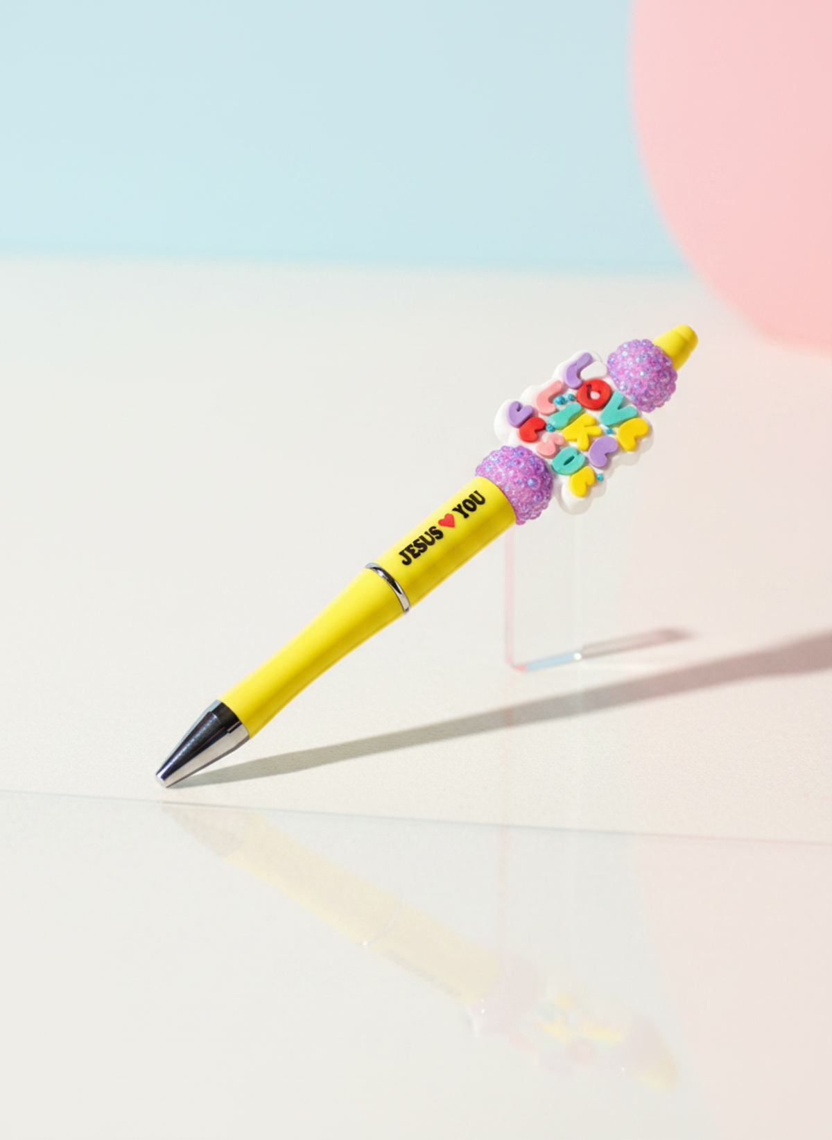 Love Like Jesus Yellow Pen