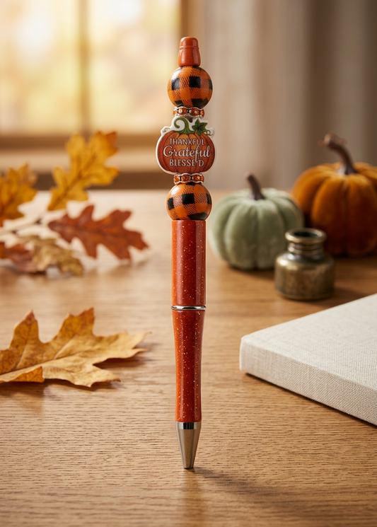Beautiful Grateful and Blessed Fall Thanksgiving Pen