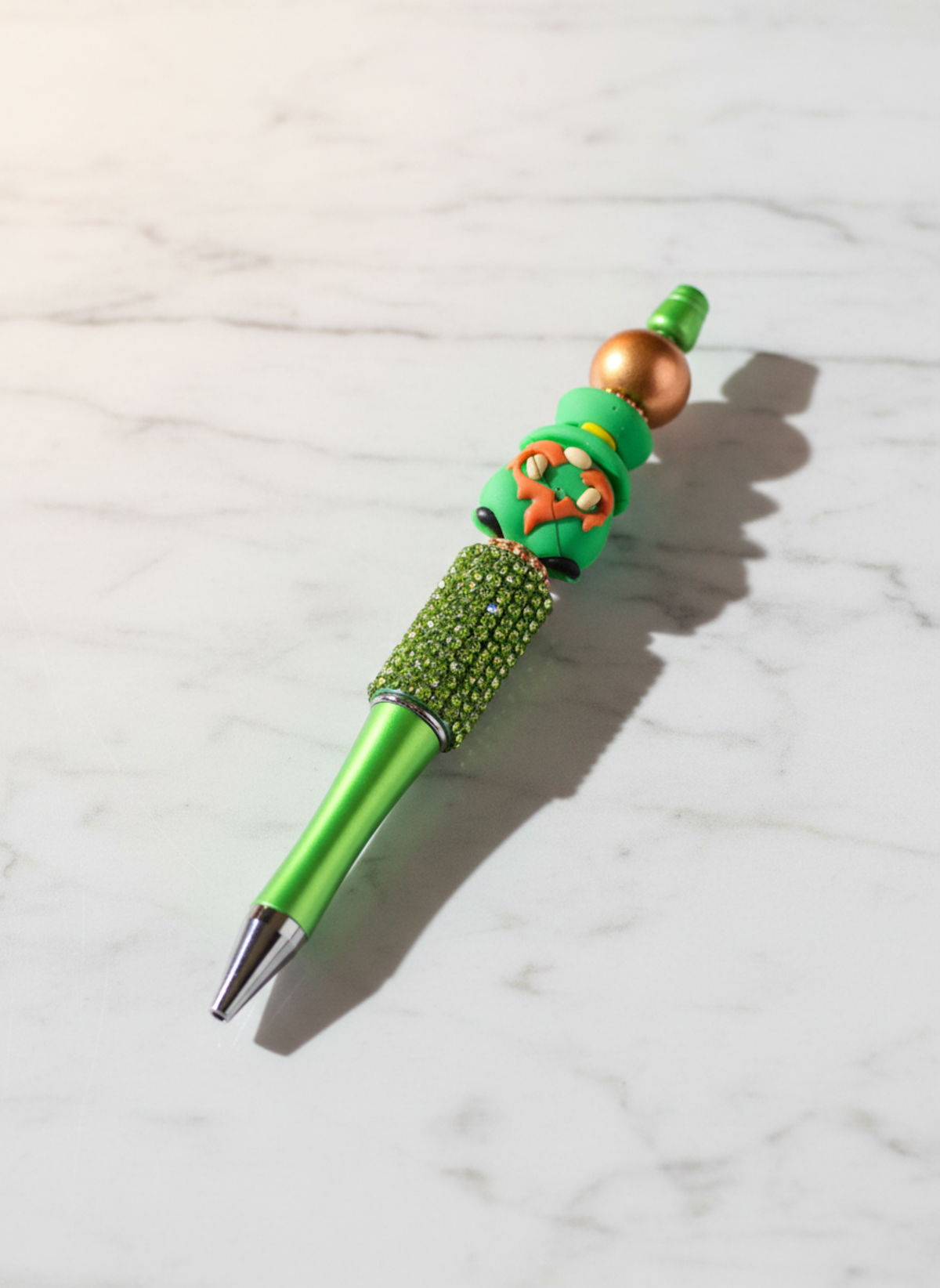 Sparkly Gnome Focal Bead Pen