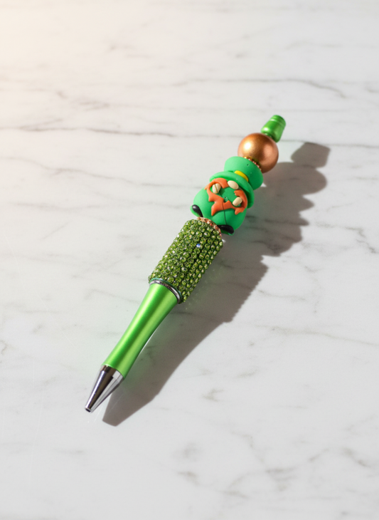 Sparkly Gnome Focal Bead Pen