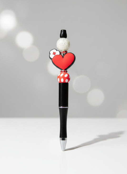 Nurse Red Heart Pen