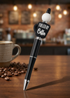 Black and White Fueled by Coffee Pen