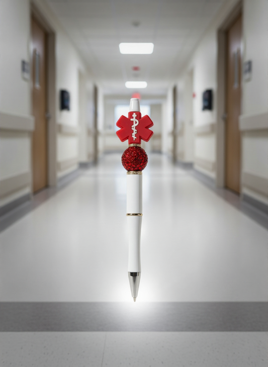 Red Doctor Symbol Pen