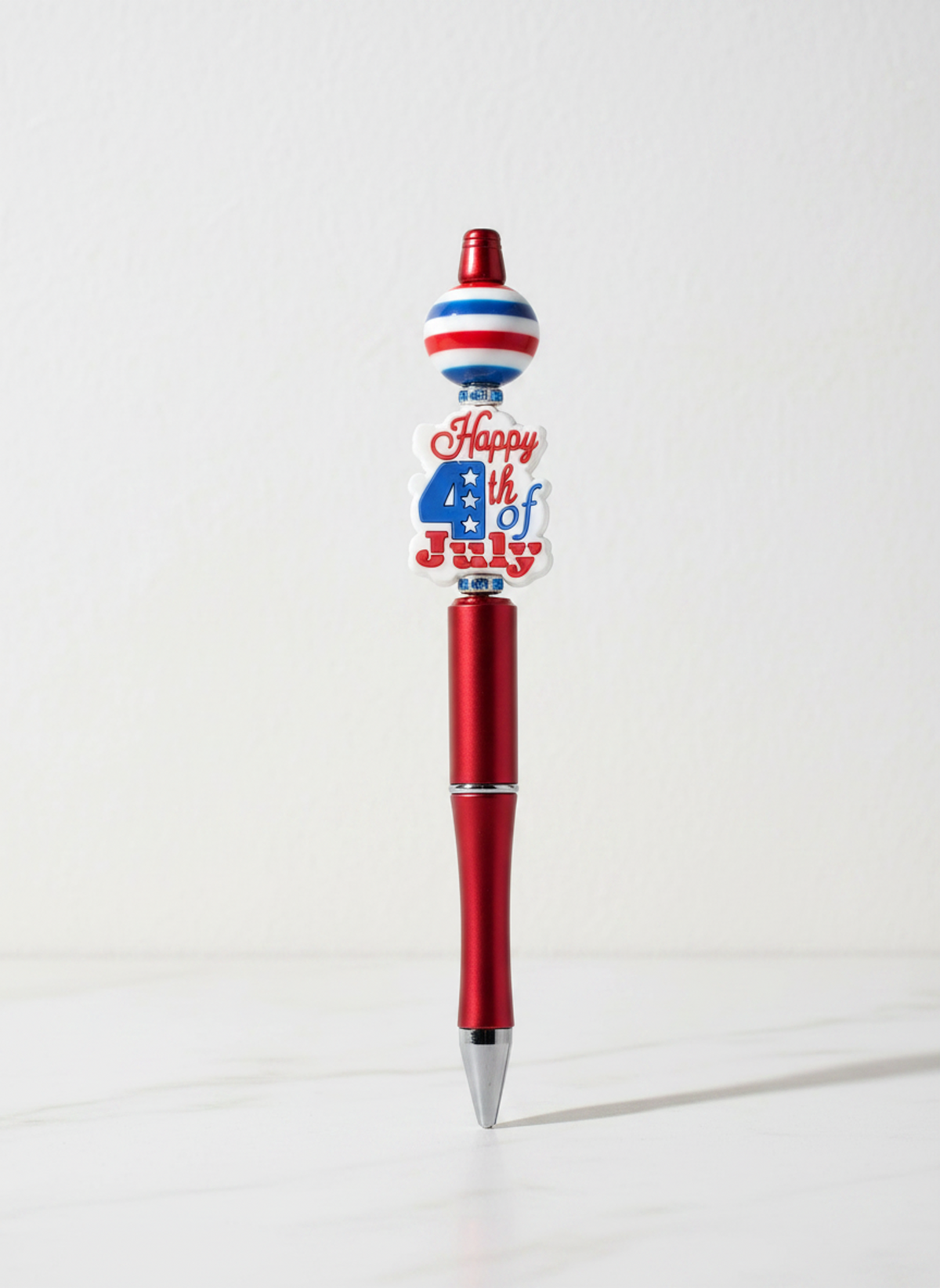 4th of July Focal Bead Pen