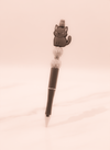 Dark Gray Cat Gray Pen