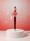 Peppermint Heart Christmas Pen