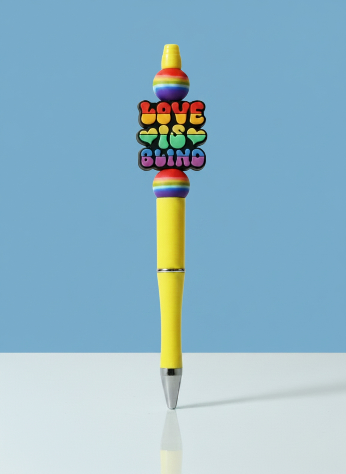 Love Is Blind Pride Yellow Pen