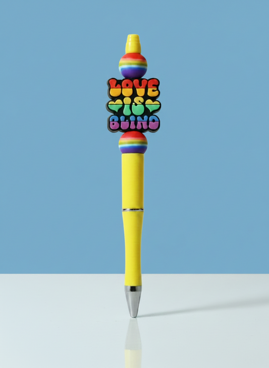 Love Is Blind Pride Yellow Pen