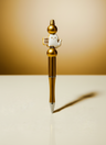 White Cat Gold Pen