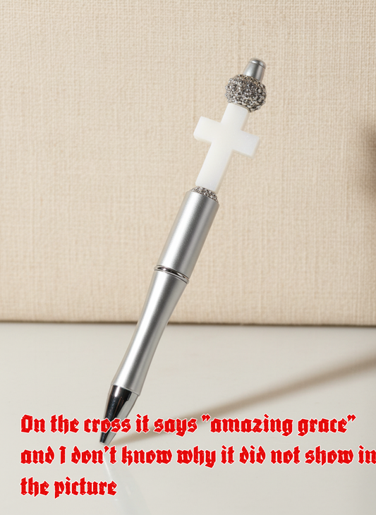 White Cross Pen