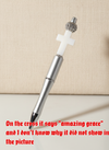 White Cross Pen