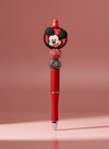 Mickey Mouse Pen with Two Sparkle Beads